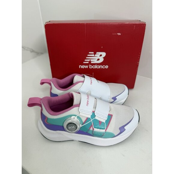 New Balance Boa DynaSoft Reveal V4 Girls' Running Shoes Size 12 Purple - Picture 1 of 6